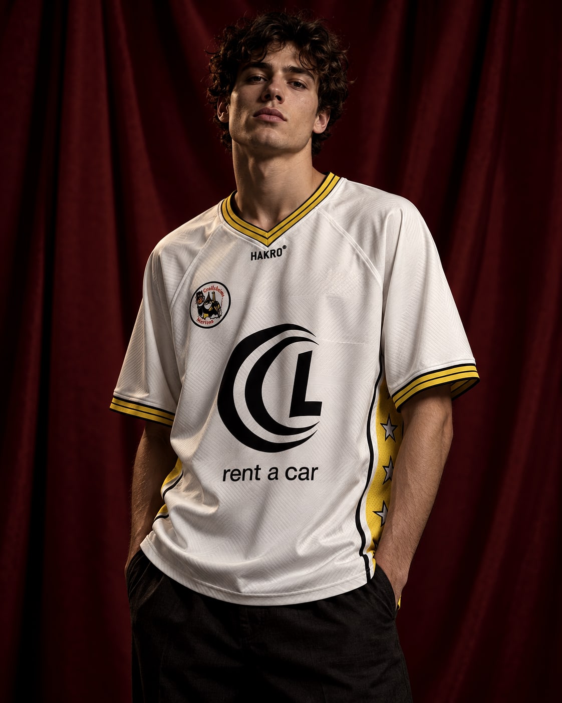 Merlins jersey in an alternate editorial view